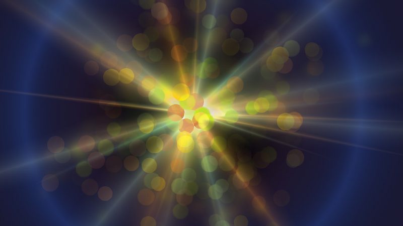 Odbywające się w plenerze pokazy laserowe organizowane przez firmę RVoice